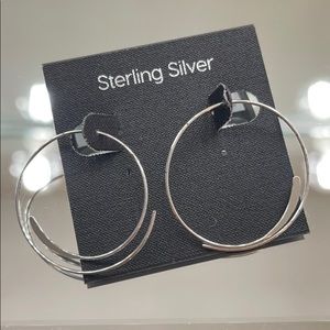 New Sterling Silver HOOPS